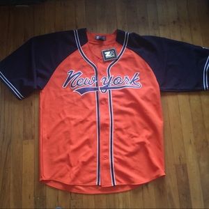 Men’s 2XL “New York” Jersey Sports NWT Orange